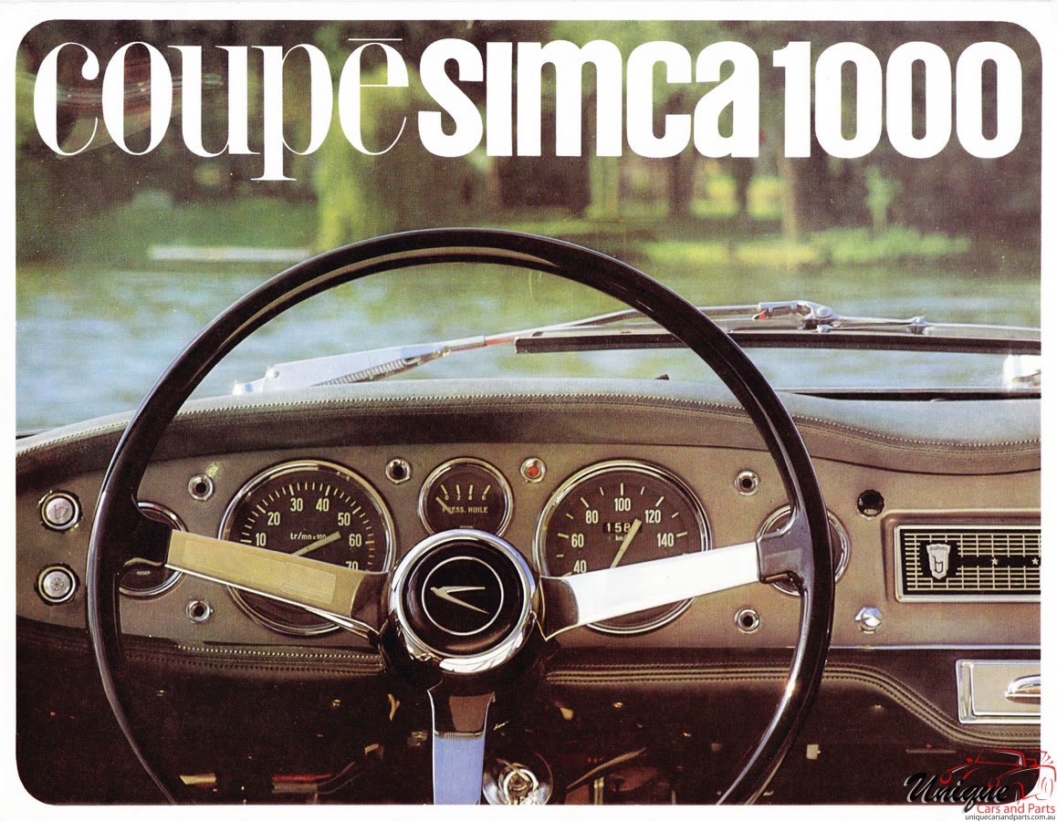 1964 Simca 1000 Coupe (Netherlands) Brochure Page 7